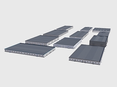 现代厂房 工业厂房 现代厂房建筑 厂房 钢结构厂房 工厂