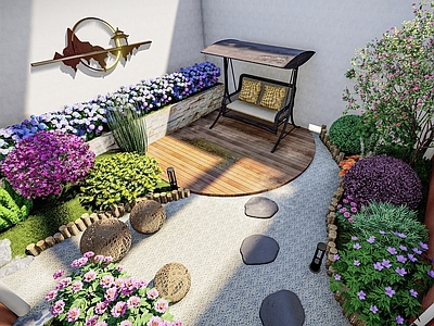 现代屋顶花园 阳台 景观阳台 屋顶花园