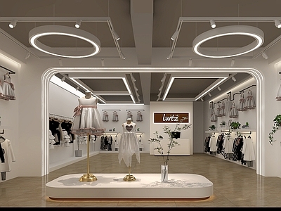 现代服装店 女装店 男装店 儿童店 鞋店