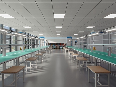 现代车间 车间 生产车间 流水线车间