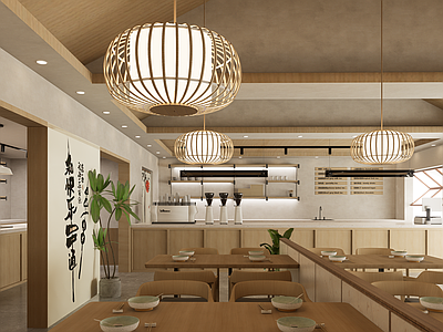 现代原木咖啡厅 原木风 糖水铺 咖啡店