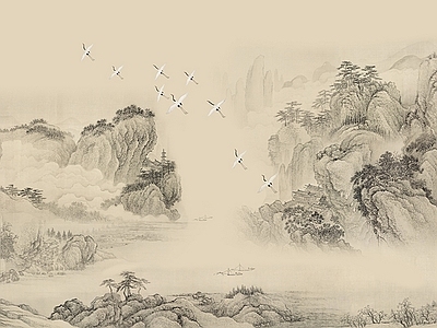 现代其他挂画 书法 水墨画