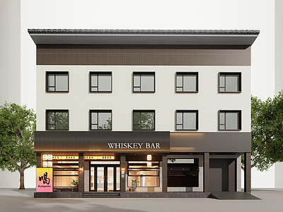 现代侘寂民宿建筑 现代民宿