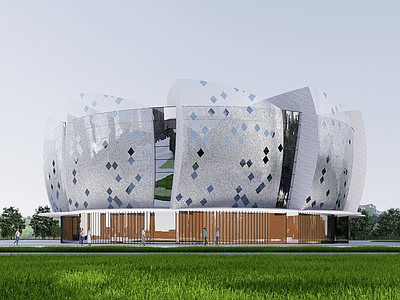 现代博物馆 现代展览馆建筑 展览馆 博物馆 艺术馆 图书馆建筑