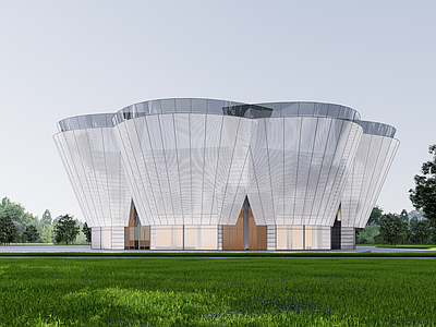 现代展览馆建筑 现代展览馆建筑 博物馆建筑 展览馆 艺术馆 图书馆