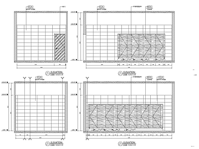 现代其他工装空间 住宅建筑公共区域 施工图