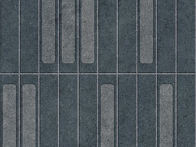 侘寂复古文化砖 灰蓝色长条陶土砖