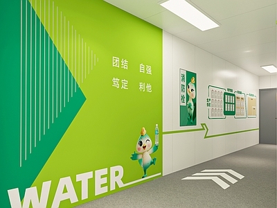 现代其他展厅 参观通道