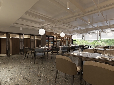 现代酒店 酒店早餐厅