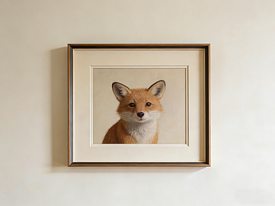 现代装饰画 油画 动物