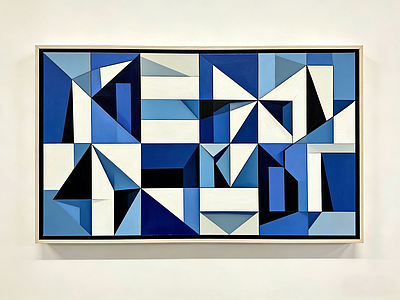 现代装饰画 色块 插画