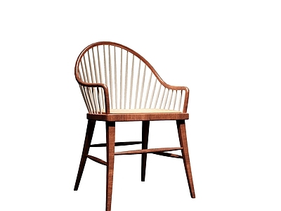 新中式中式餐椅 新中式圈椅 中式圈椅 藤编圈椅