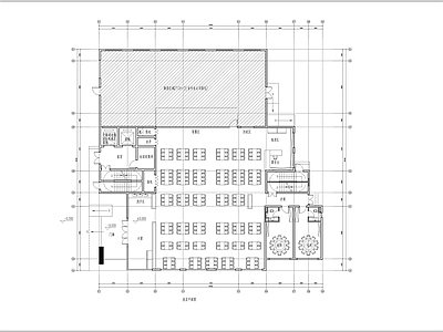 现代酒店建筑 餐厅 食堂 饭堂 配套 施工图
