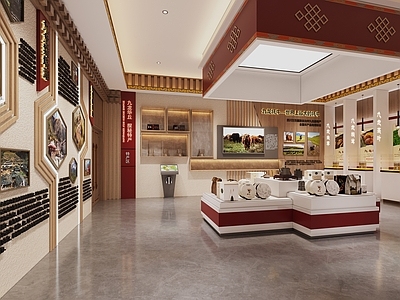 现代其他公共空间 民族文化展厅