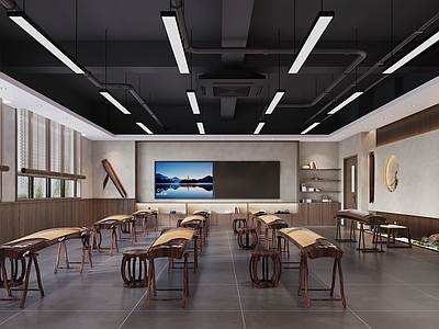 新中式教室 新中式古筝教室