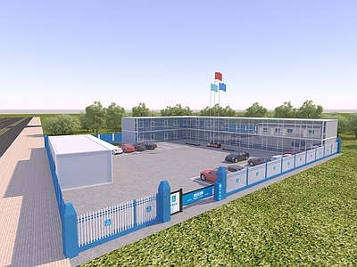 现代简约其他通用空间 工程部建筑 围栏