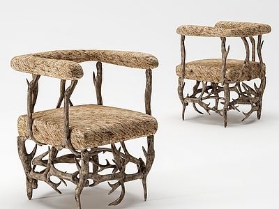 现代侘寂休闲椅 现代侘寂休闲椅 扶手椅