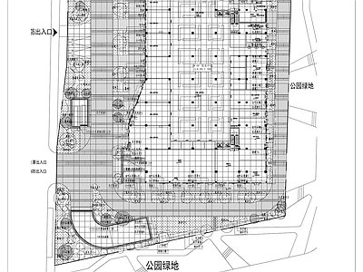 其他商业景观 农贸市场 邻里中心 施工图
