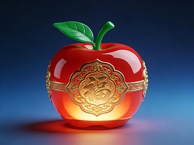 现代新中式景观灯 苹果花灯 灯饰 美陈 景观灯 元宵节
