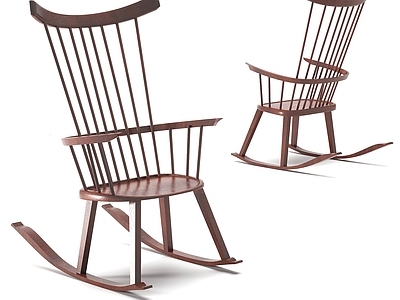 现代中古休闲椅 现代中古休闲椅 摇椅 木椅