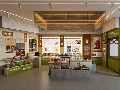 现代其他展厅 现代复古非遗展厅 非遗文化展厅 非遗泥塑展