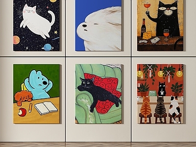 现代简约挂画 女孩房挂画 书房挂画 客厅挂画 玄关挂画 办公室挂画