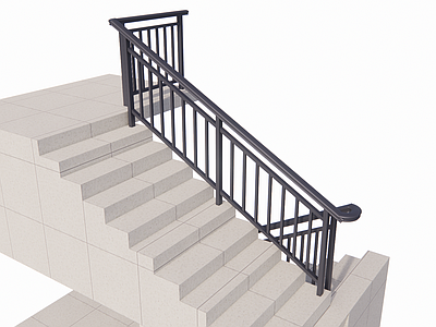 现代极简扶手 栏杆 楼梯扶手