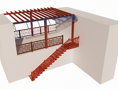 现代简约扶手 简易栏杆 楼梯栏杆