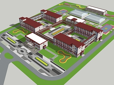 新中式医院建筑 医疗建筑