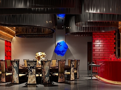 新中式现代包厢 餐厅包厢 会所包厢 酒店包厢