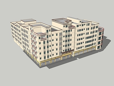 现代乡村民房 城中村 岭南 广东 自建房