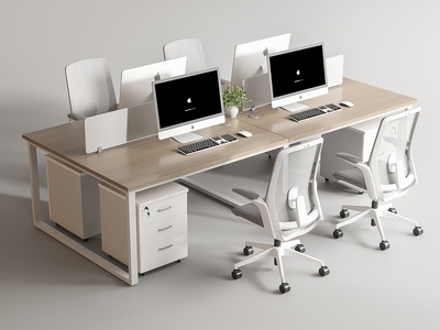 现代办公桌椅组合 职员工位 电脑桌