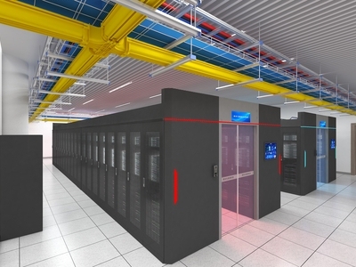 现代其他公共空间 模块化机房 机房