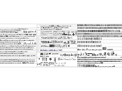 现代家具图库 常用家具平立面图 施工图
