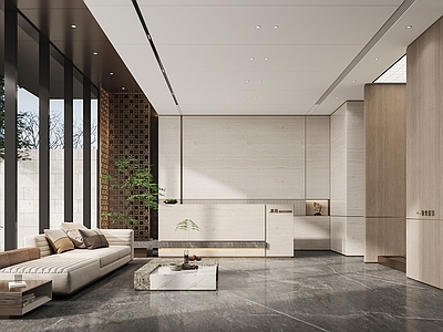 现代其他公共空间 现代架空层