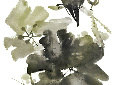 现代其他挂画 水墨画