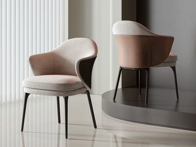 现代单椅餐椅 有扶手