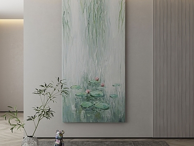 现代侘寂挂画 油画 书房挂画 茶室挂画 客厅挂画 玄关挂画