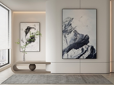 现代侘寂挂画 油画 书房挂画 茶室挂画 客厅挂画 玄关挂画