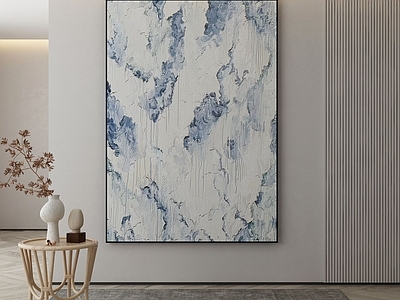 现代侘寂挂画 油画 书房挂画 茶室挂画 客厅挂画 玄关挂画