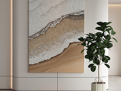 现代侘寂挂画 油画 书房挂画 茶室挂画 客厅挂画 玄关挂画