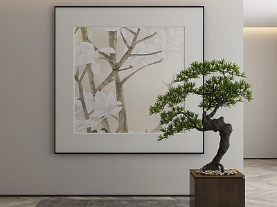 现代侘寂挂画 油画 书房挂画 茶室挂画 客厅挂画 玄关挂画