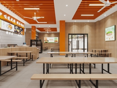 现代食堂 现代 食堂 快餐