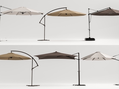 现代户外遮阳伞组合 太阳伞 折叠伞