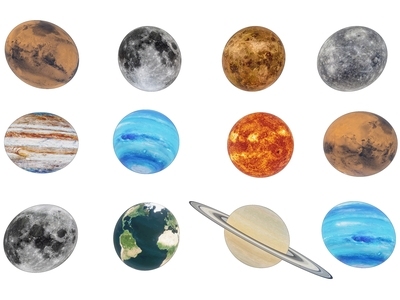 现代其他摆件 太阳系行星 地球太阳月球 火星土星水星 金星木星天王星 海王星地球火星