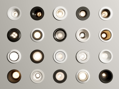 现代筒灯 牛眼灯 可调角