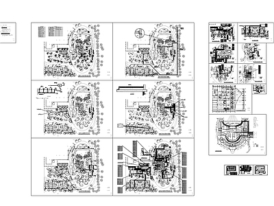 水处理 高尔夫酒店温泉 施工图