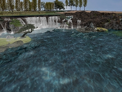 现代滨水景观 滨水公园景观 麓湖 码头