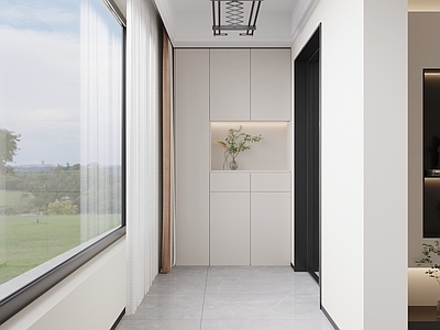 现代简约阳台 生活阳台 休闲阳台