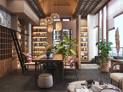 中式茶叶店 茶室会所